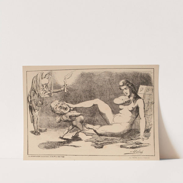 Tentative de viol by Moloch (Alphonse Hector Colomb)