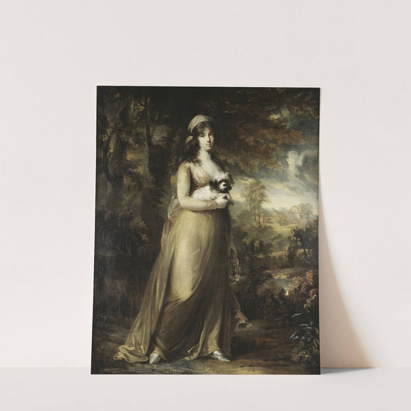 Teresa Vandoni, Italian Singer at the Royal Opera, Stockholm (1797) by Carl Frederik von Breda