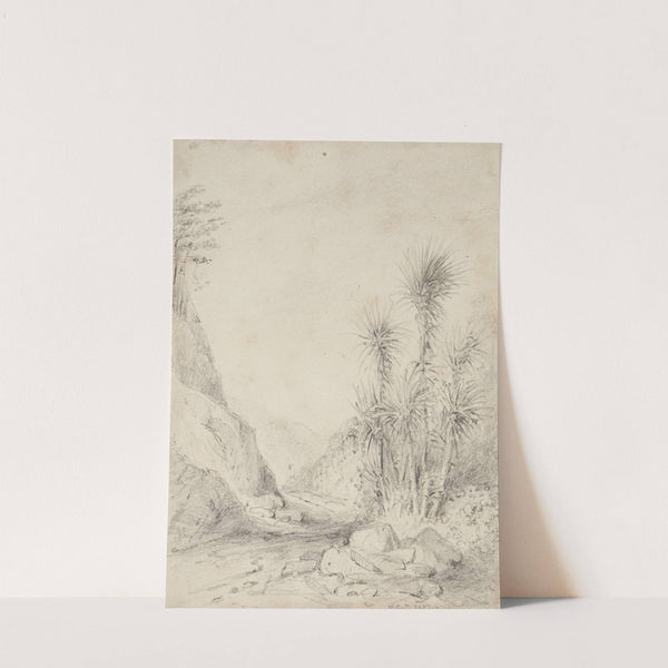 Termination of the second gorge,looking back, Upper Hutt by William Swainson