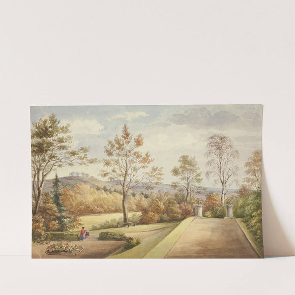 Terrace at Wentworth Castle by Elizabeth Murray