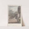 Terrace Steps (1813) by Thomas Rowlandson