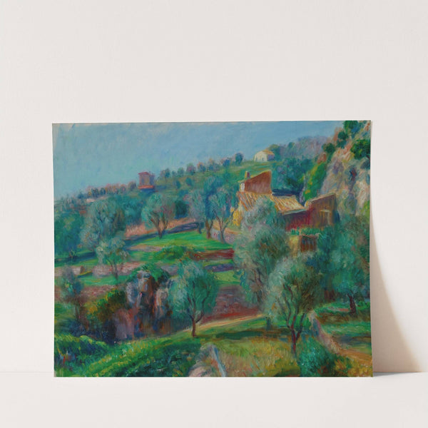 Terraces, South Of France by William James Glackens