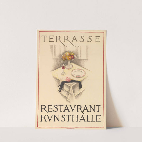 Terrasse – Restaurant Kunsthalle (1922) by Burkhard Mangold