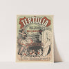 Tertulia. Café-spectacle 7 rue Rochechouart 7. A la Place Cadet (1871) by Jules Chéret