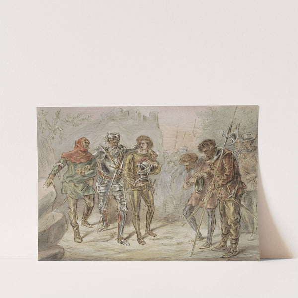 Terugkeer van een gewonde soldaat by Alexander Ver Huell