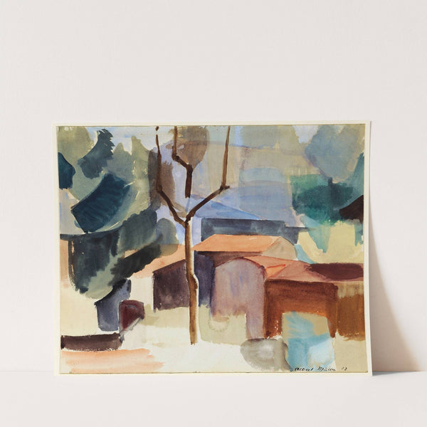 Tessiner Häuser by Albert Müller