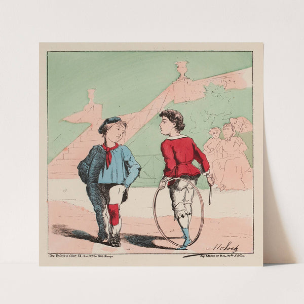 T’a encore l’temps d’faire ton nez, mon bonhomme (1870) by Zut (Alfred Le Petit)