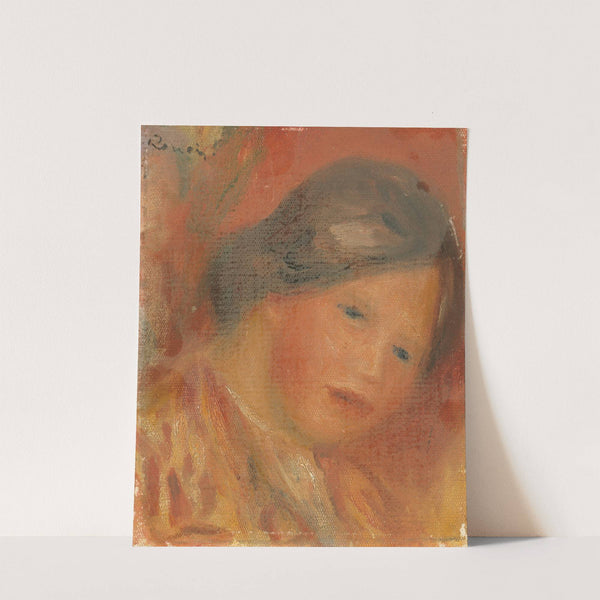 Tête de femme by Pierre-Auguste Renoir