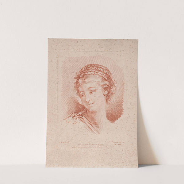 Tête de femme by Gilles Demarteau the Elder