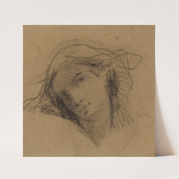 Tête de femme by Narcisse-Virgile Diaz de La Peña