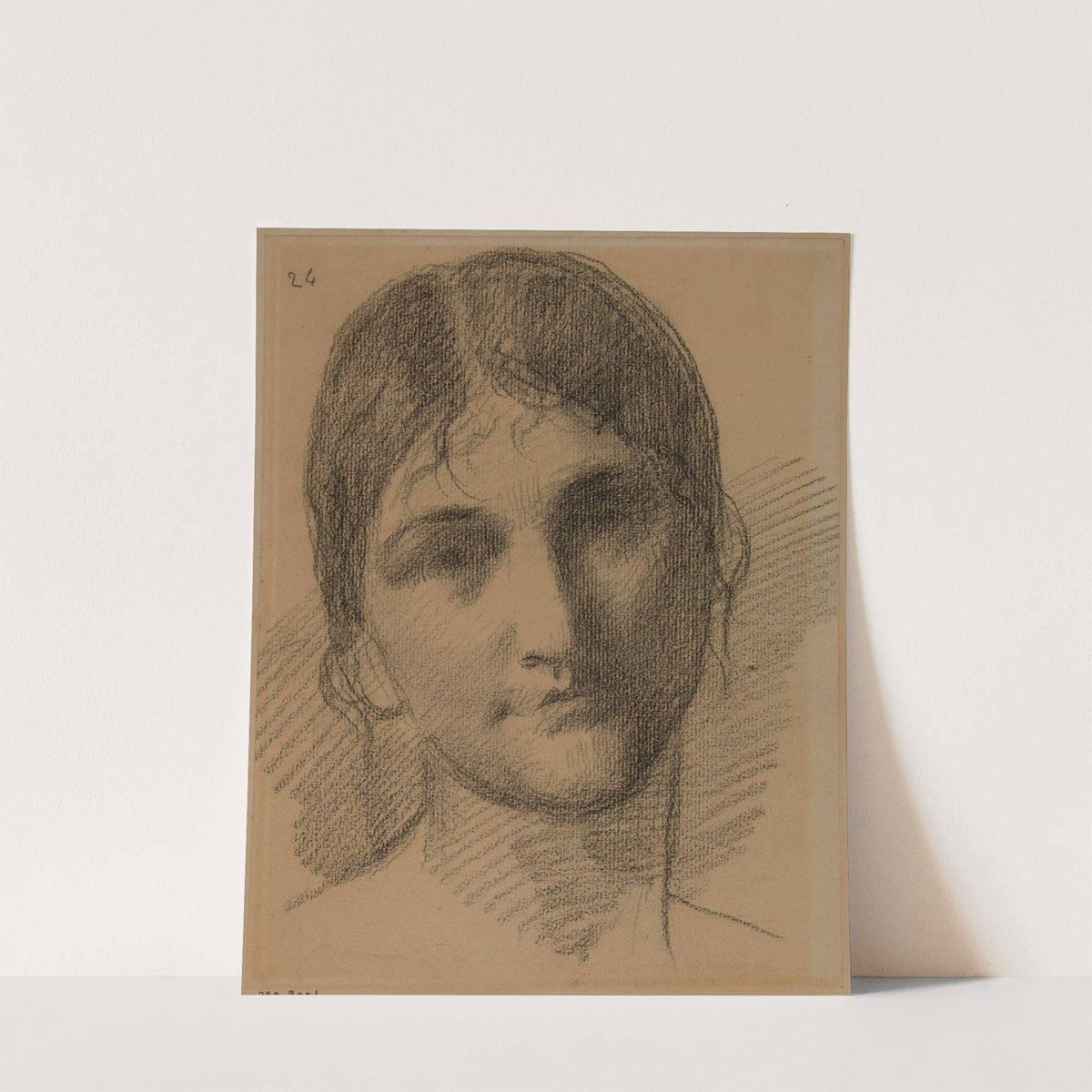 Tête de femme by Pierre Puvis de Chavannes