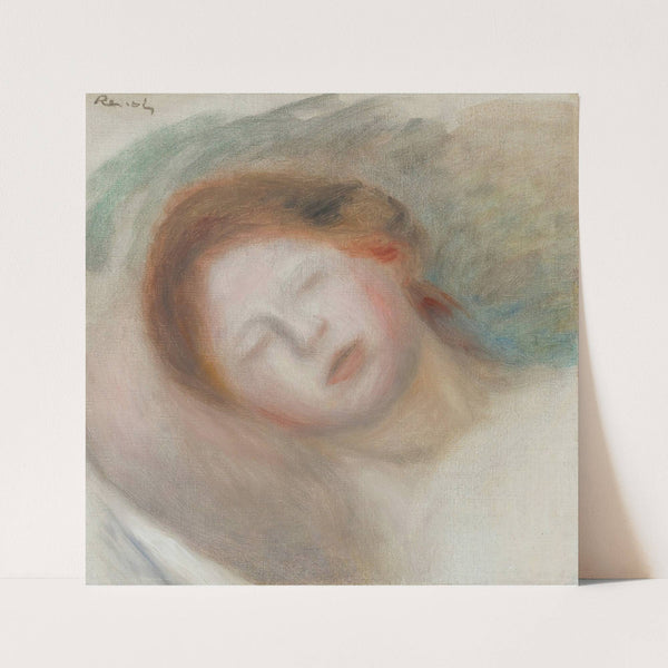 Tête De Femme by Pierre-Auguste Renoir
