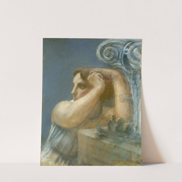 Tête de femme au chapiteau by Antoine Bourdelle