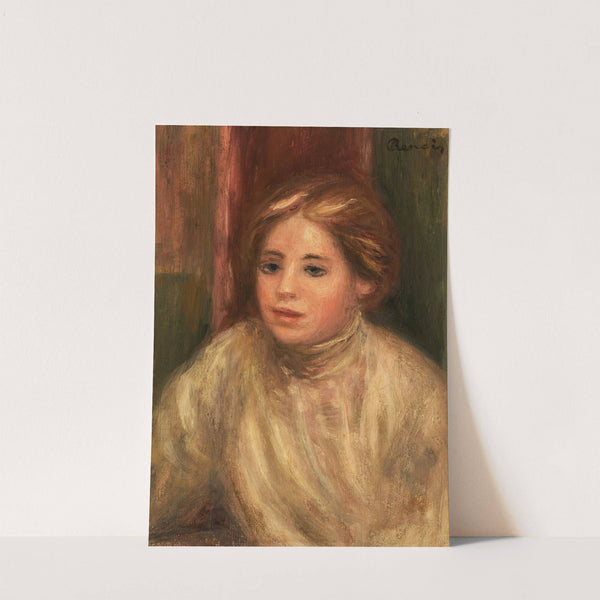 Tête de femme blonde by Pierre-Auguste Renoir