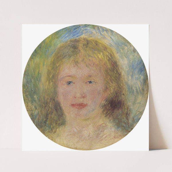 Tête de femme, Jeanne Samary by Pierre-Auguste Renoir