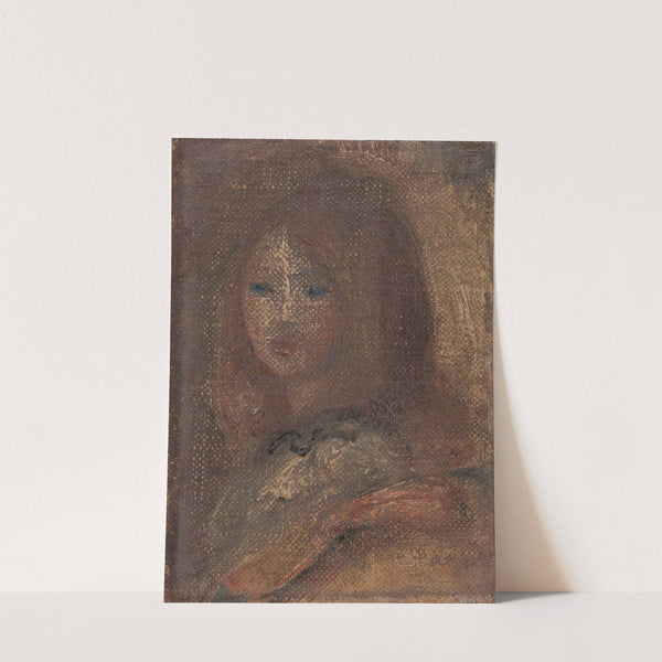 Tête de fillette by Pierre-Auguste Renoir