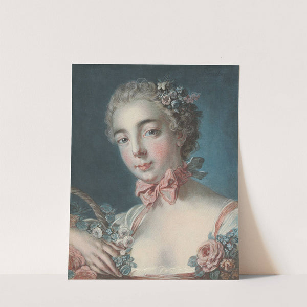 Tête De Flore (Head Of Flora) by Louis-Marin Bonnet