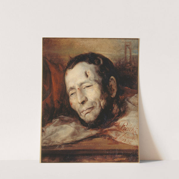 Tête de Giuseppe Fieschi (1790-1836), après son exécution by Jacques-Raymond Brascassat