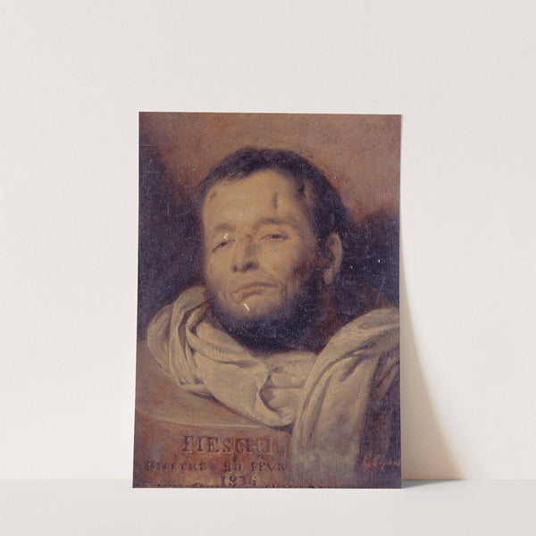 Tête de Giuseppe Fieschi (1790-1836), après son exécution by François-Gabriel-Guillaume Lépaulle