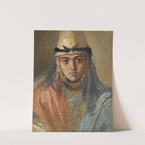 Tete De Jeune Algerienne Juive by Théodore Chassériau