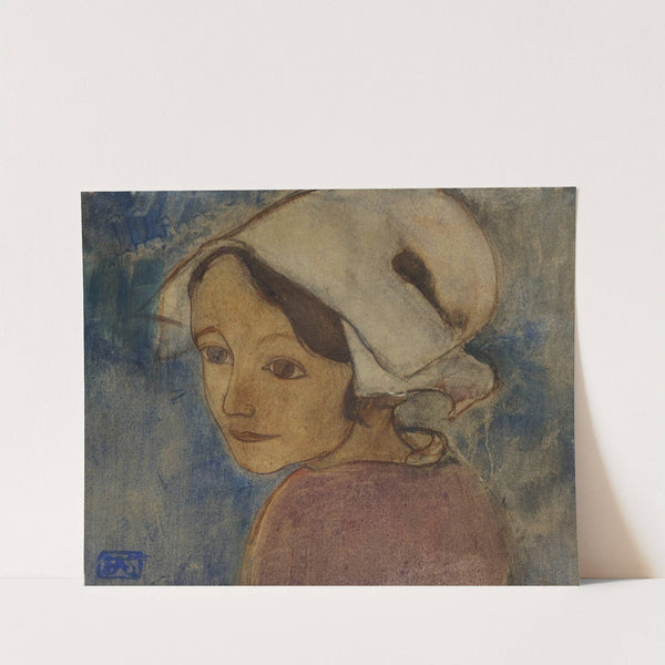 Tête de jeune bretonne by Armand Seguin