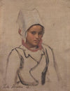 Tête de jeune Bretonne, étude pour le Pardon (1868)