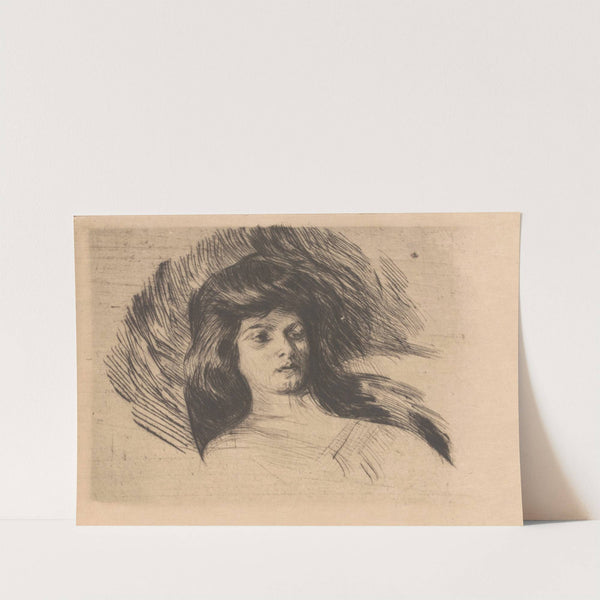 Tête de jeune femme by Léon Bartholomé