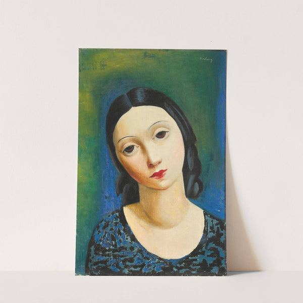 Tête de jeune fille by Moïse Kisling