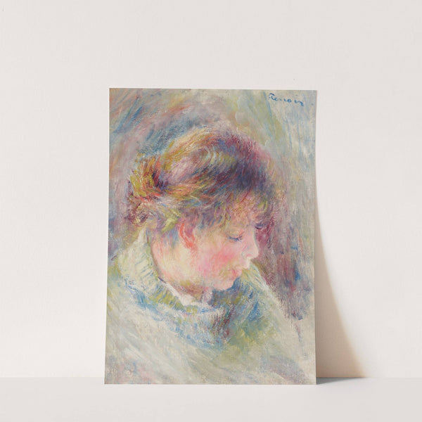Tête de jeune fille by Pierre-Auguste Renoir