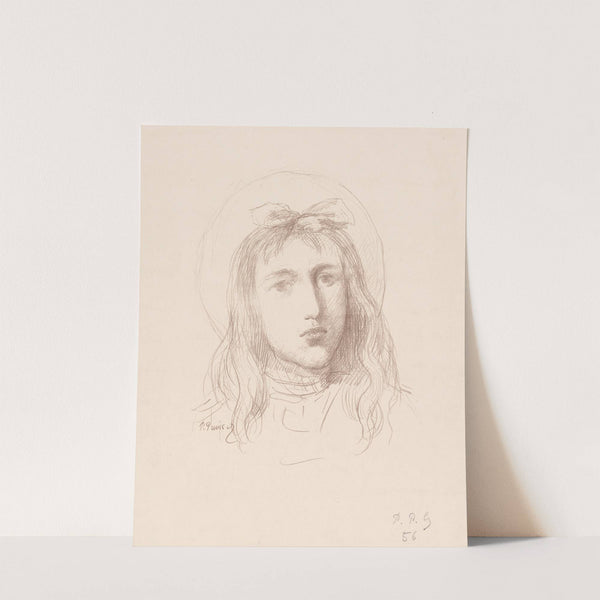 Tête de Jeune Fille by Pierre Puvis de Chavannes