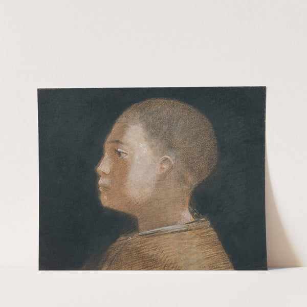 Tête de jeune garçon by Odilon Redon