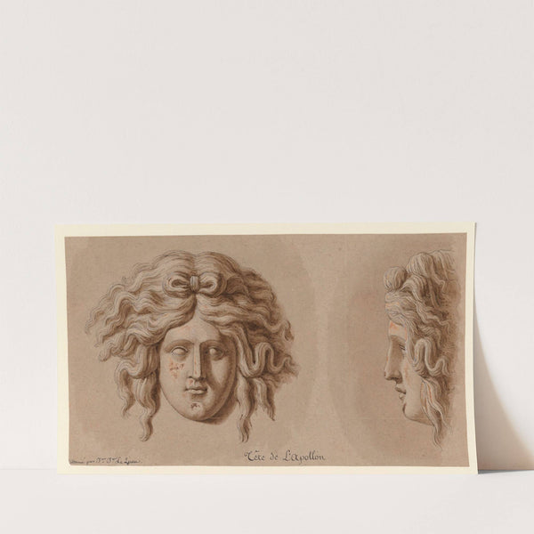 Tête de l’Apollon (1777-1825) by Jean Jacques Lequeu