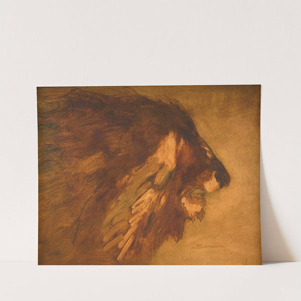 Tête de lion by Henri Deluermoz