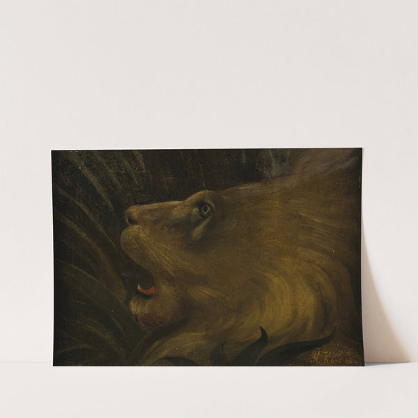 Tête de lion by Henri Rousseau