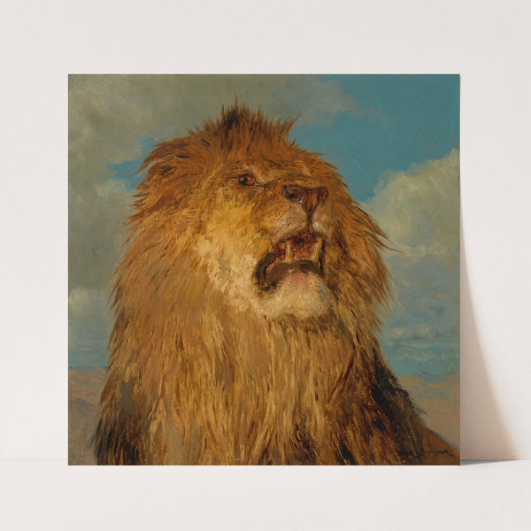 Tête de lion relevée by Rosa Bonheur