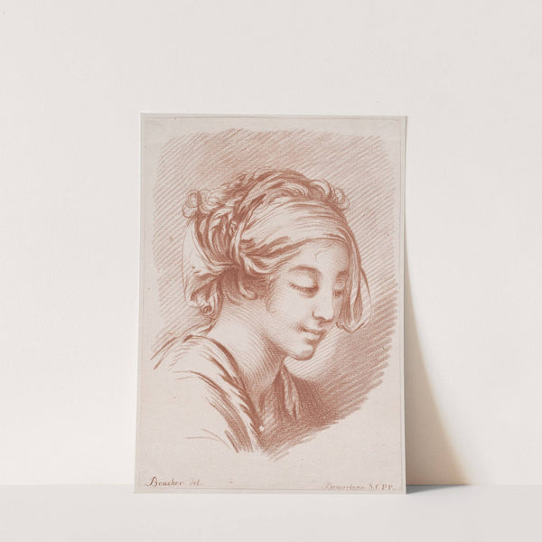 Tête de paysanne by Gilles Demarteau the Elder