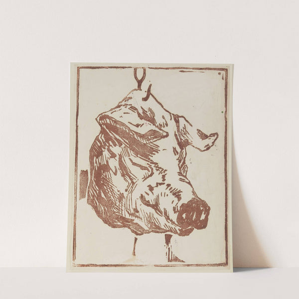 Tête de porc (1890) by Henri-Charles Guérard