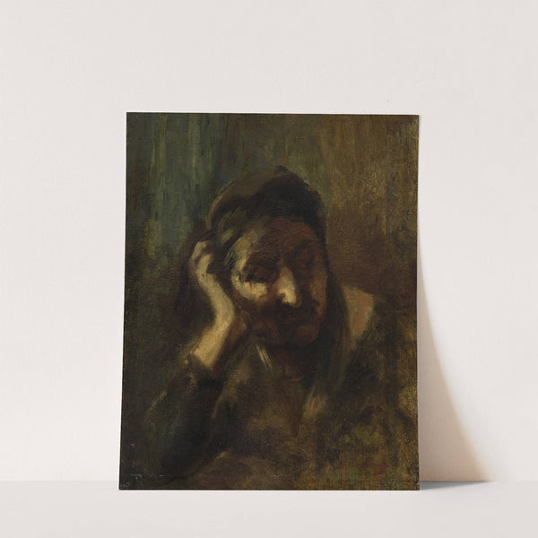 Tête de vieille femme italienne, dite Mère de la Palombella by Jean-Baptiste Carpeaux