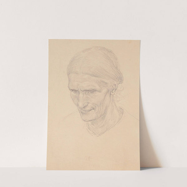 Tête de vieille by Fernand Cormon