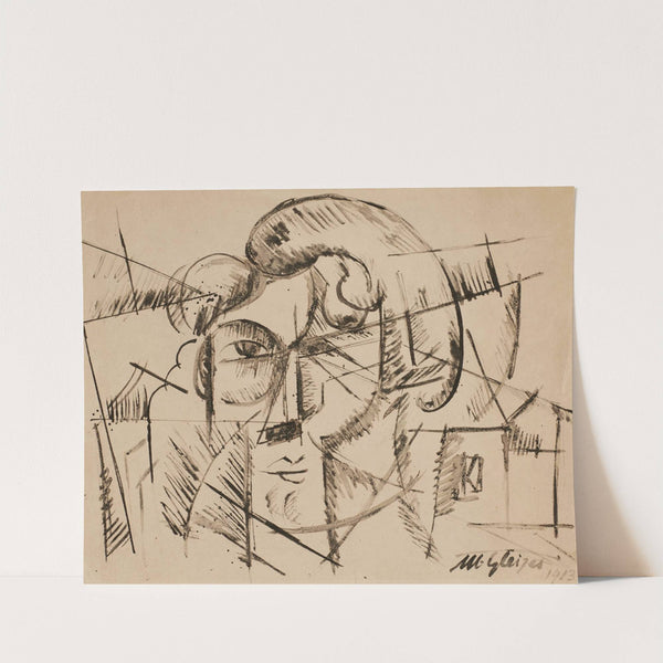 Tête d’homme (1913) by Albert Gleizes