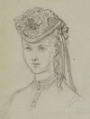Tête féminine avec coiffe 2 (1862-1872)