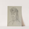 Tête féminine avec coiffe 2 (1862-1872) by Anaïs Colin-Toudouze