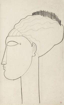 Tête profil gauche