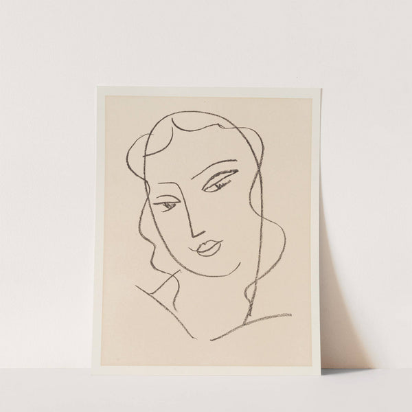 Tête voilée (1950-1951) by Henri Matisse