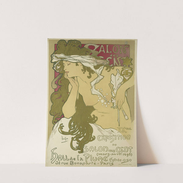 Têtes Byzantines (Brunette) (circa 1897) by Alphonse Mucha