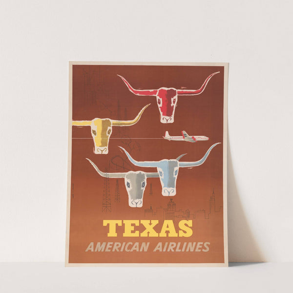 Texas - American Airlines by Martin Glanzman