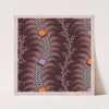 Textile Design with Undulating Vertical Strips of Squares Joined by Lens-Shaped Pearls over Undulating Stylized Palm Leaves Separated by Vertical Garlands of Branches by Anonymous