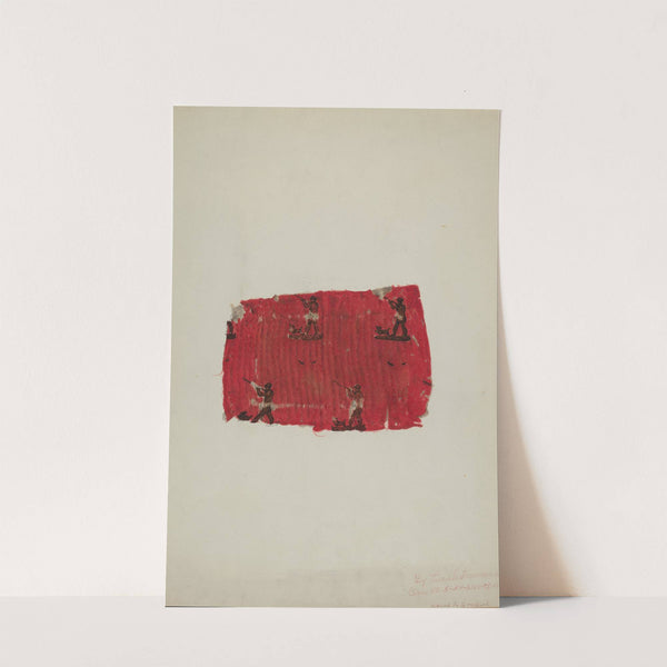 Textile – Piece of Old Quilted Cloth (c. 1939) by Lucille Lacoursiere