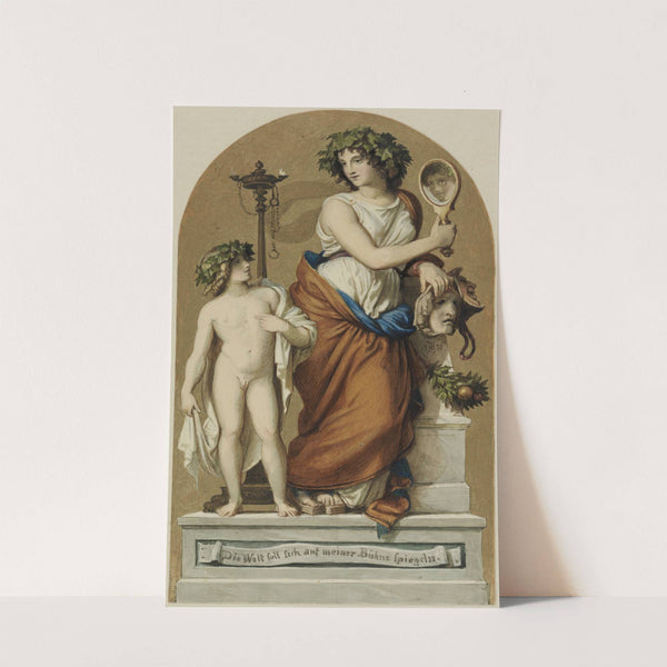 Thalia by Eduard Julius Friedrich Bendemann