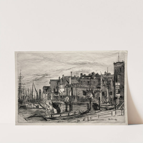 Thames Police (1859) by James Abbott McNeill Whistler